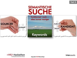 SEMANTISCHE
SUCHE
Upgrade YOUR Recruiting!
Keywords
funktioniert noch …
aber immer weniger
 