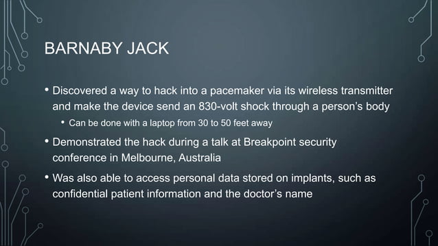 Hacking Into Medical Devices | PPTX