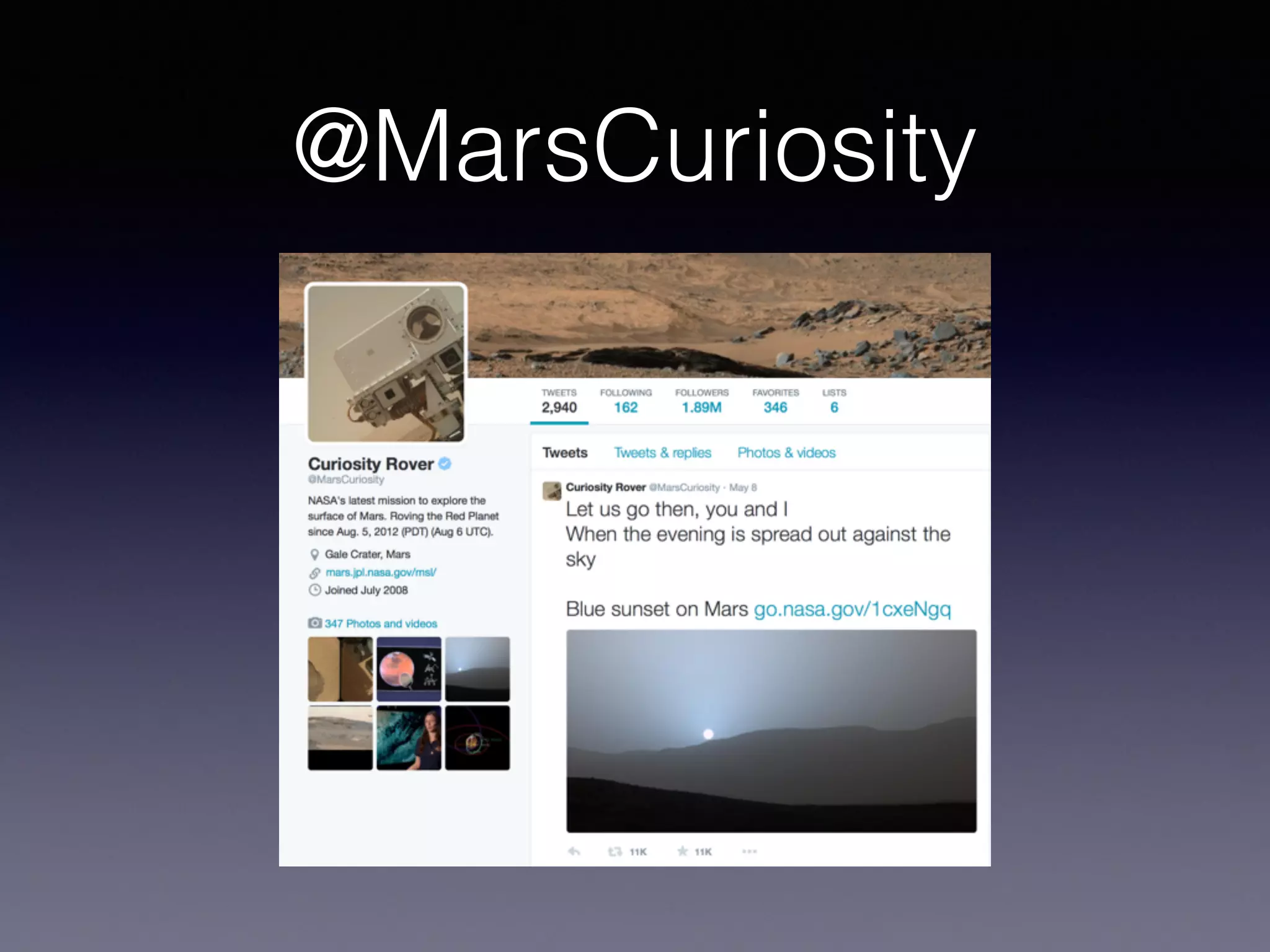 @MarsCuriosity
 
