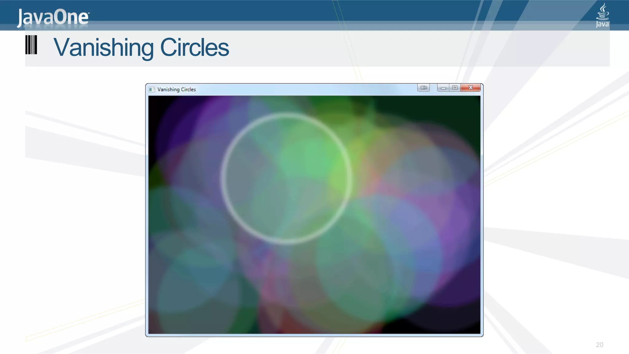 Vanishing Circles ! 20 