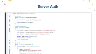 Server Auth
 