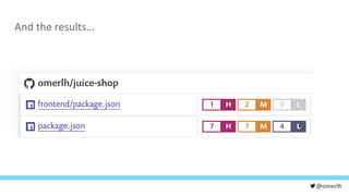 @omerlh
And the results…
 