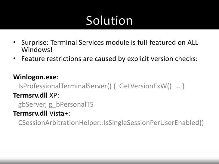 termsrv patch for 805