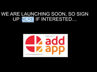 WE ARE LAUNCHING SOON,
SO SIGN UP HERE
 