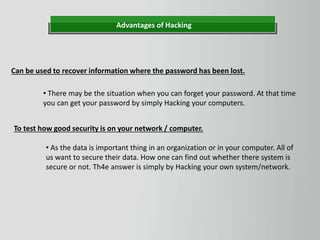 Hacking ppt | PPTX