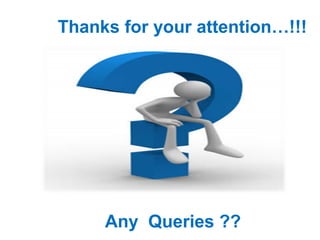 Thanks for your attention…!!!
Any Queries ??
 