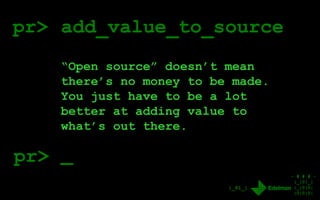 - # # # -
|_|0|_|
|_|0|0|
|0|0|0|
|_81_|
There are no
secrets. Only
information
you don’t yet
have.
Adam Curry, Former VJ, Podfather
 