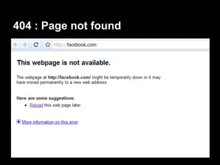 404 : Page not found
 