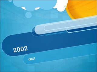 2002
       OSX
 