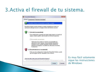 Es muy fácil solamente
sigue las instrucciones
de Windows
 