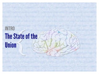 Intro

The State of the
Union

 