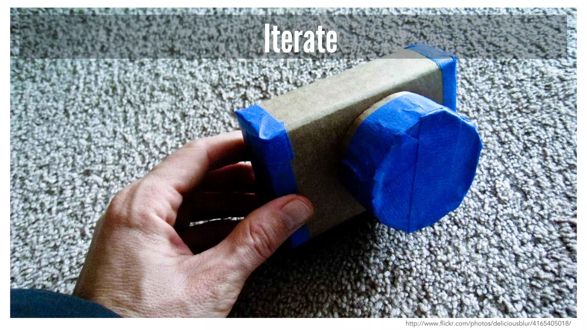 Iterate 
http://www.flickr.com/photos/deliciousblur/4165405018/ 
 