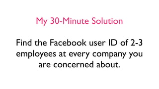 OH:
Don’t worry about your
competition.

 