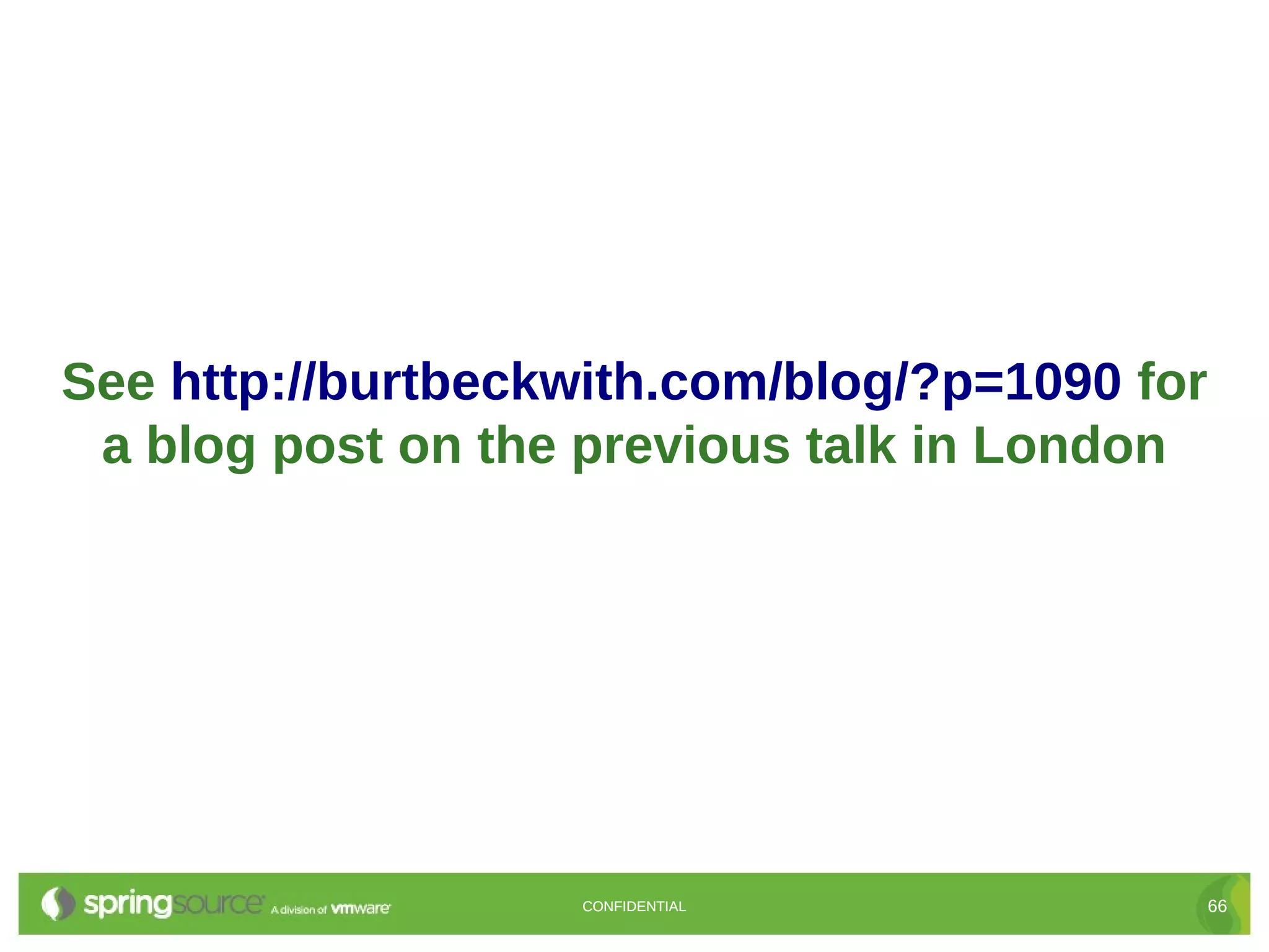 See http://burtbeckwith.com/blog/?p=1090 for a blog post on the previous talk in London CONFIDENTIAL 66 