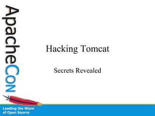 Hacking Tomcat Secrets Revealed 