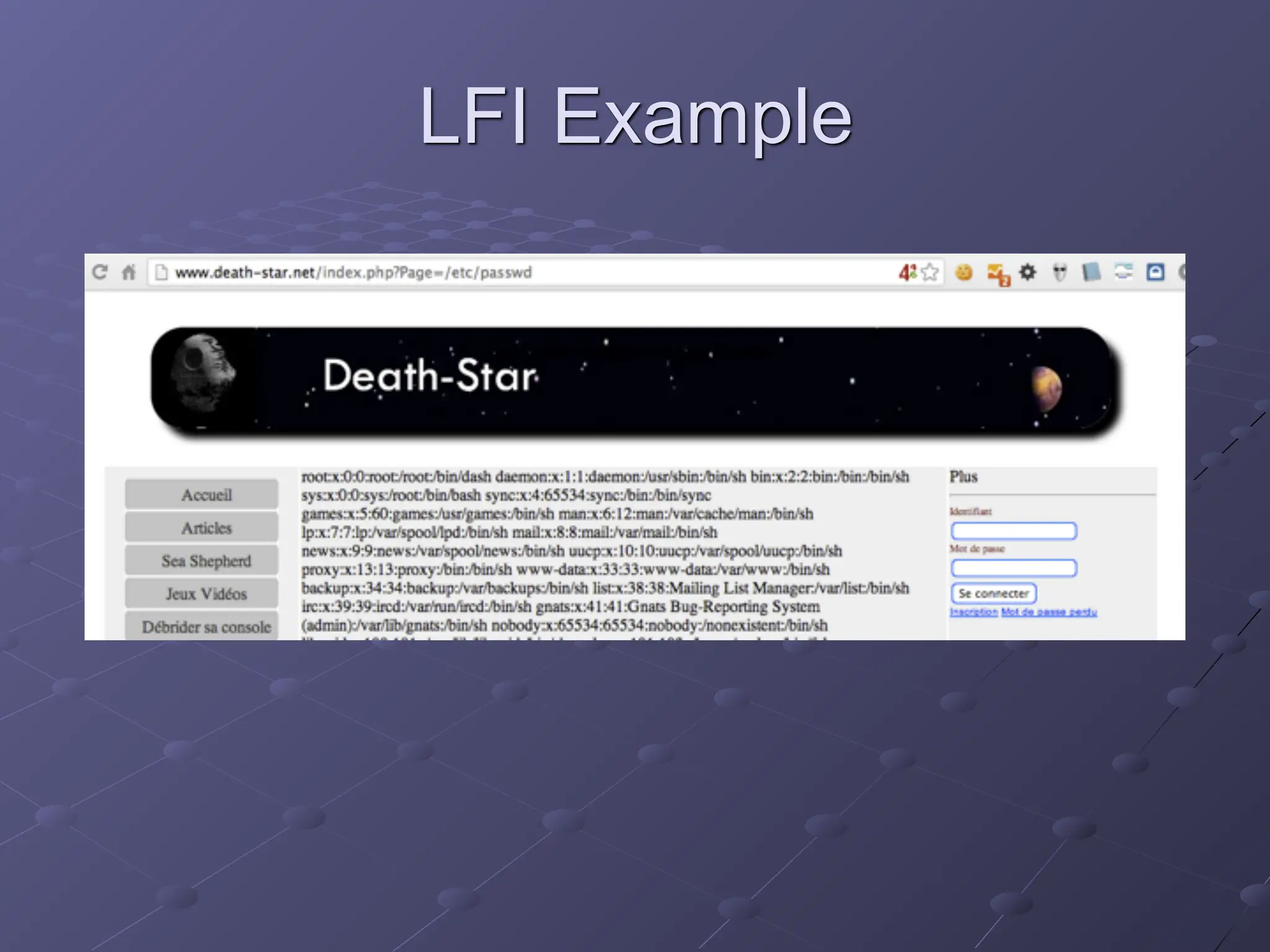 LFI Example
 