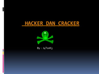 HACKER DAN CRACKER
By : J4T10K3
 