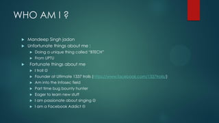 Hacking Wireless Networks by Mandeep Singh Jadon