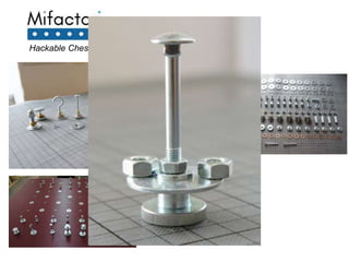 Hackable Chess Board: Things Made To be Hacked
hacked figures,
hacked rules
 