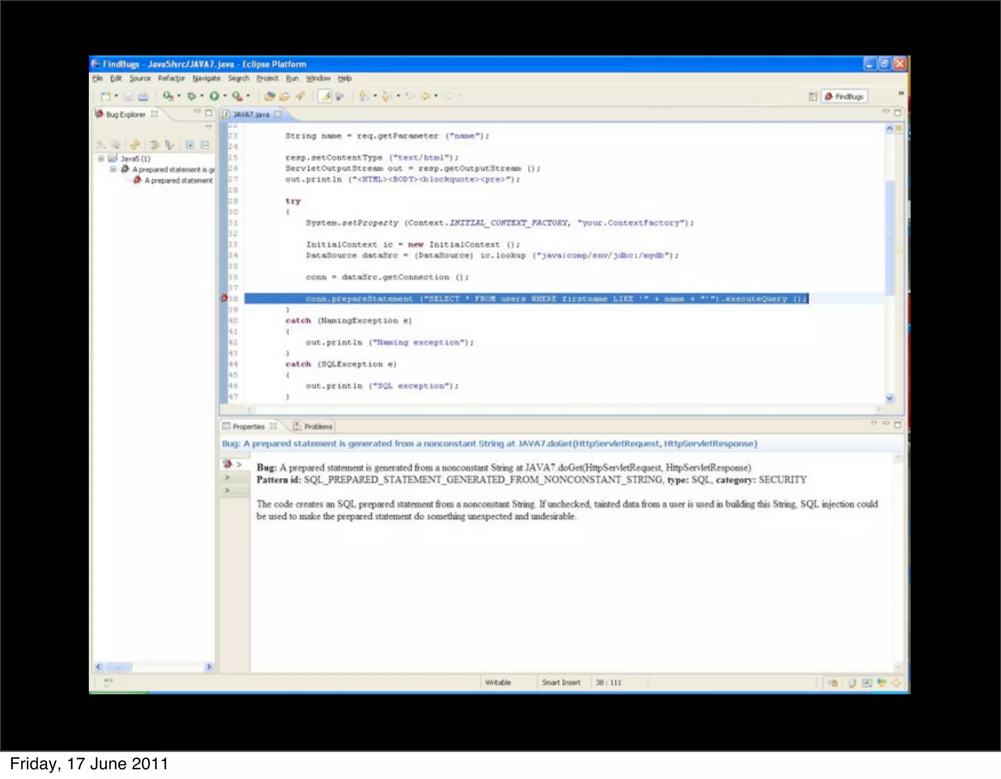 Friday, 17 June 2011
 