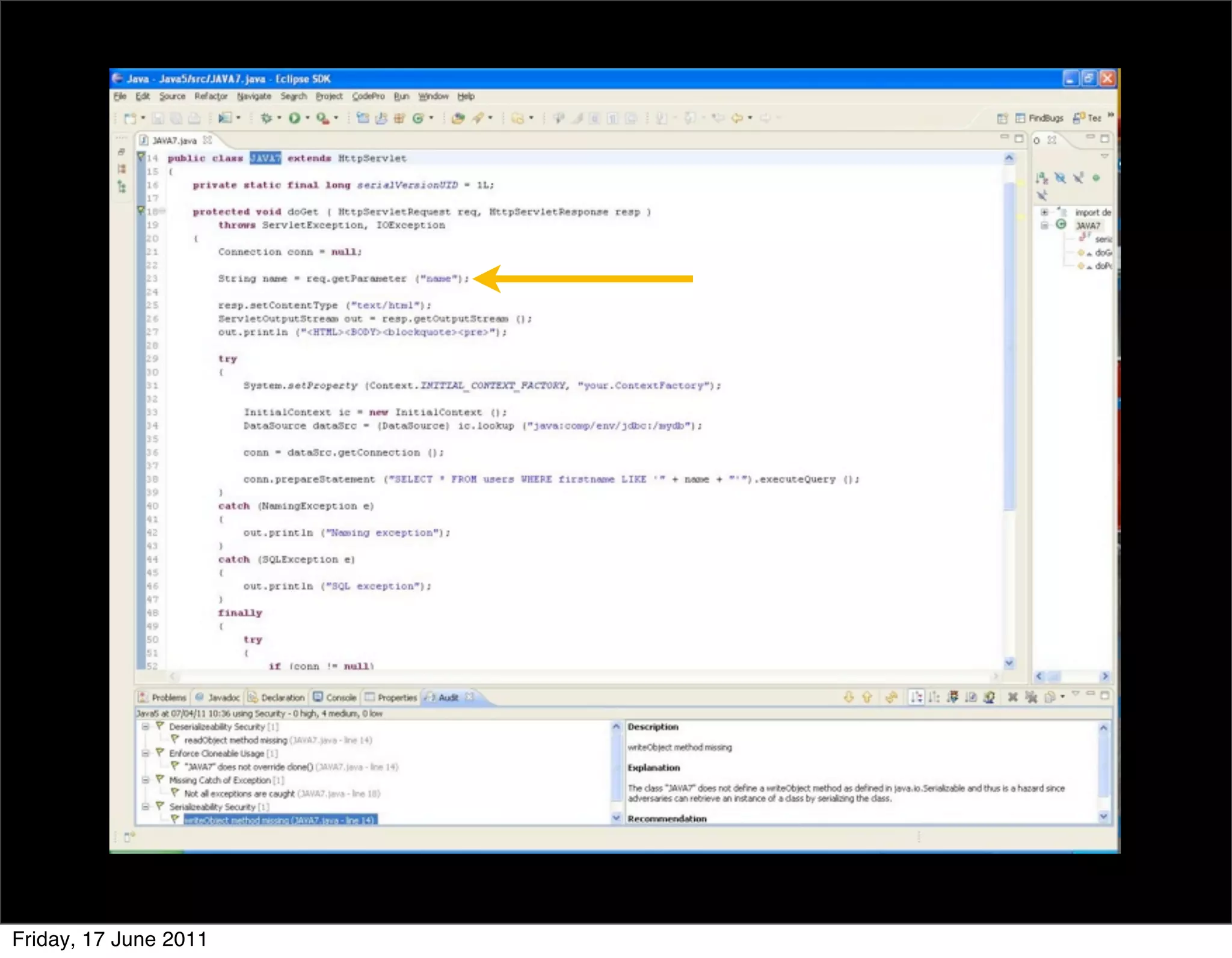 Friday, 17 June 2011
 
