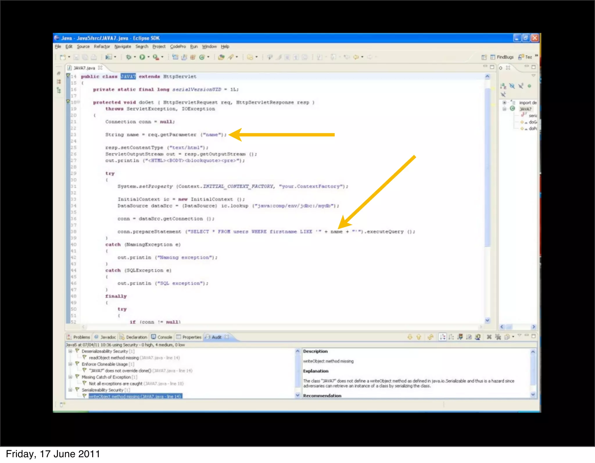 Friday, 17 June 2011
 
