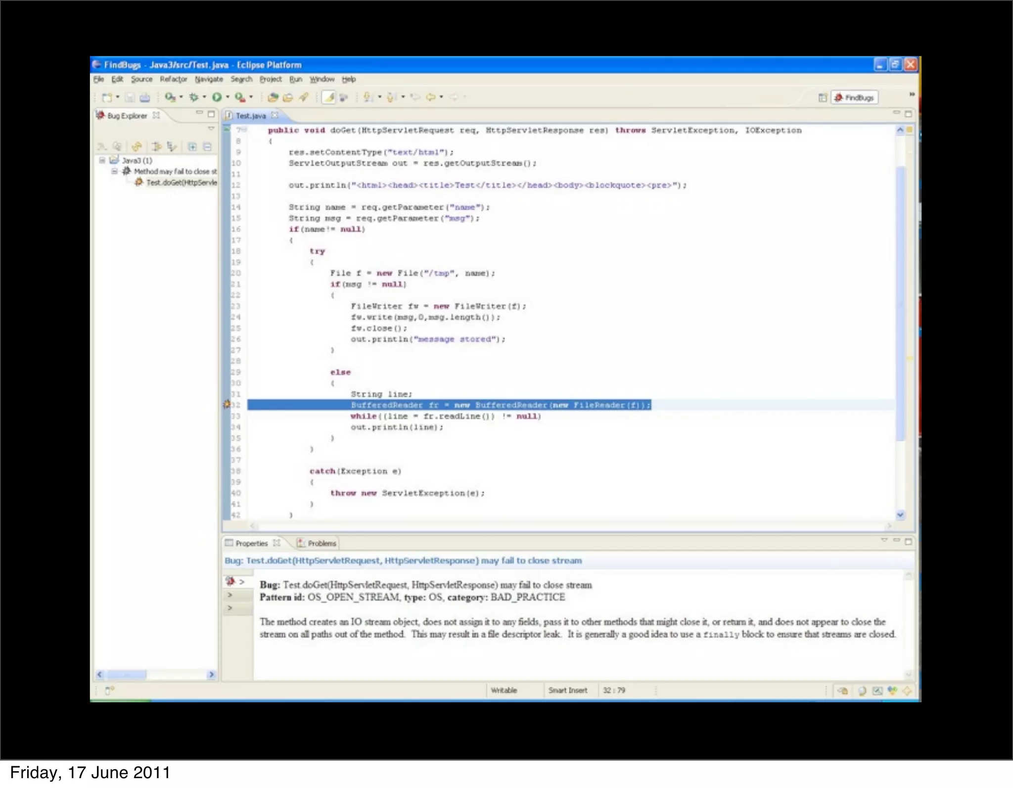 Friday, 17 June 2011
 