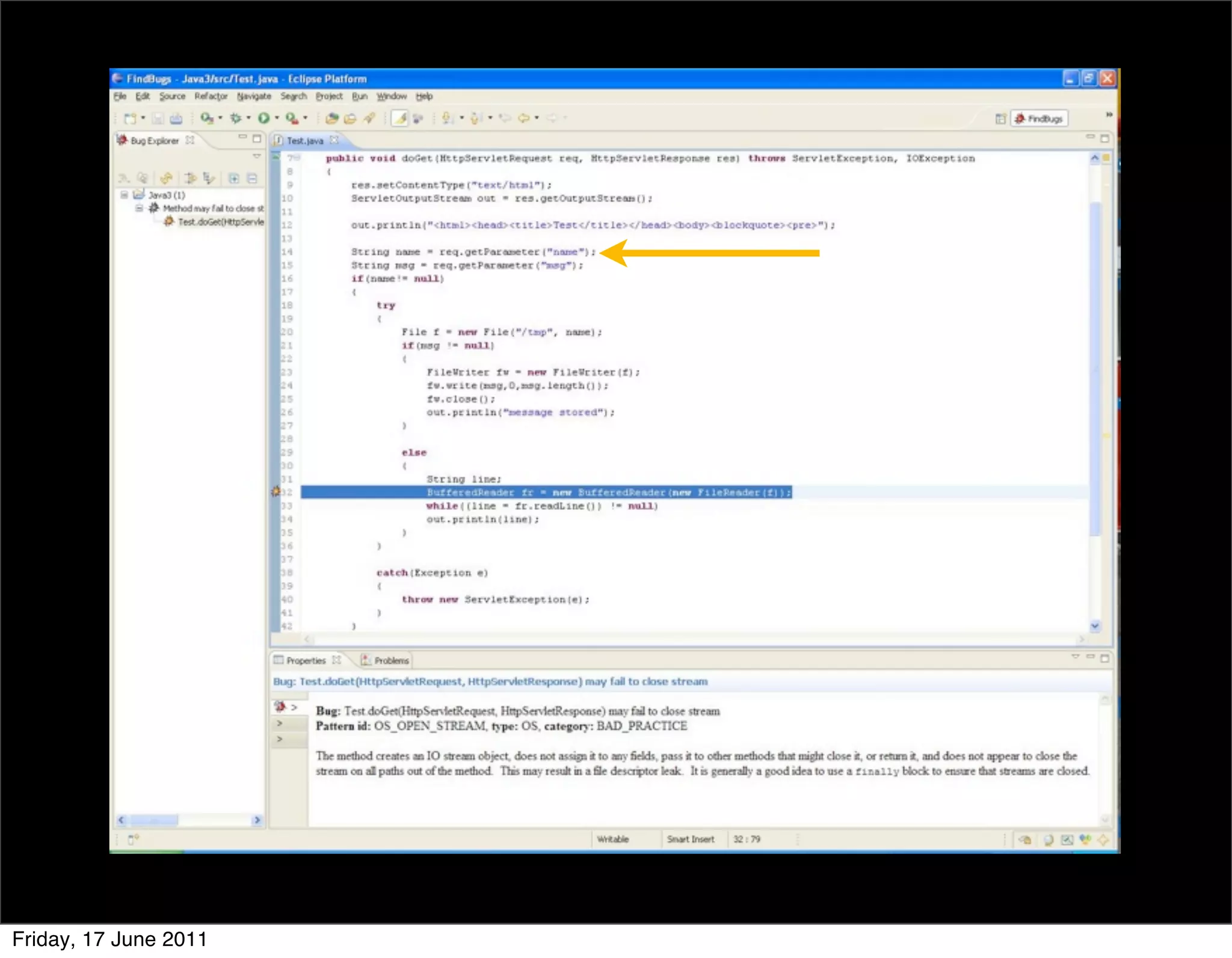 Friday, 17 June 2011
 