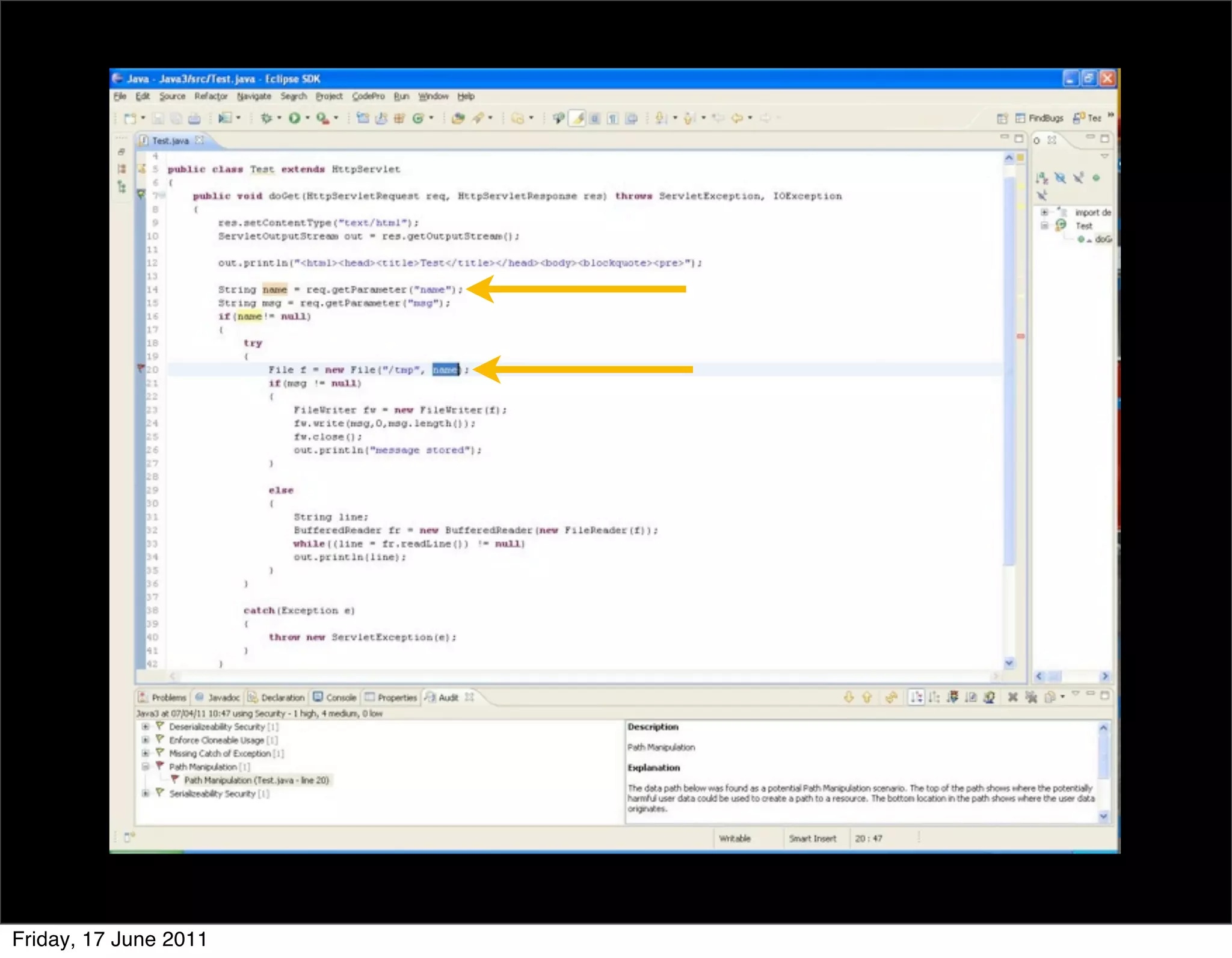 Friday, 17 June 2011
 