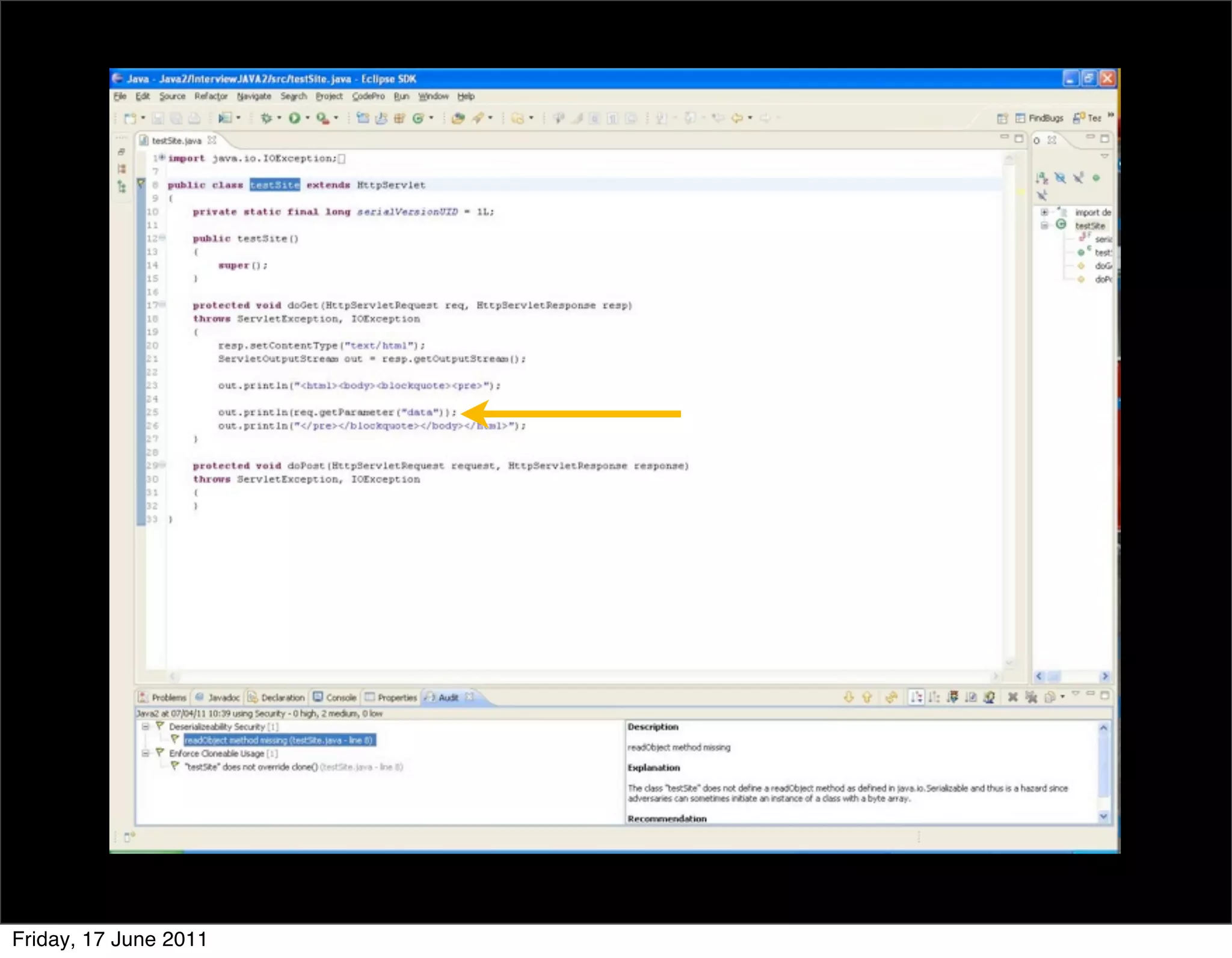 Friday, 17 June 2011
 