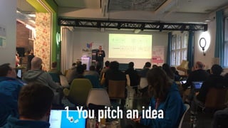 1. You pitch an idea
 