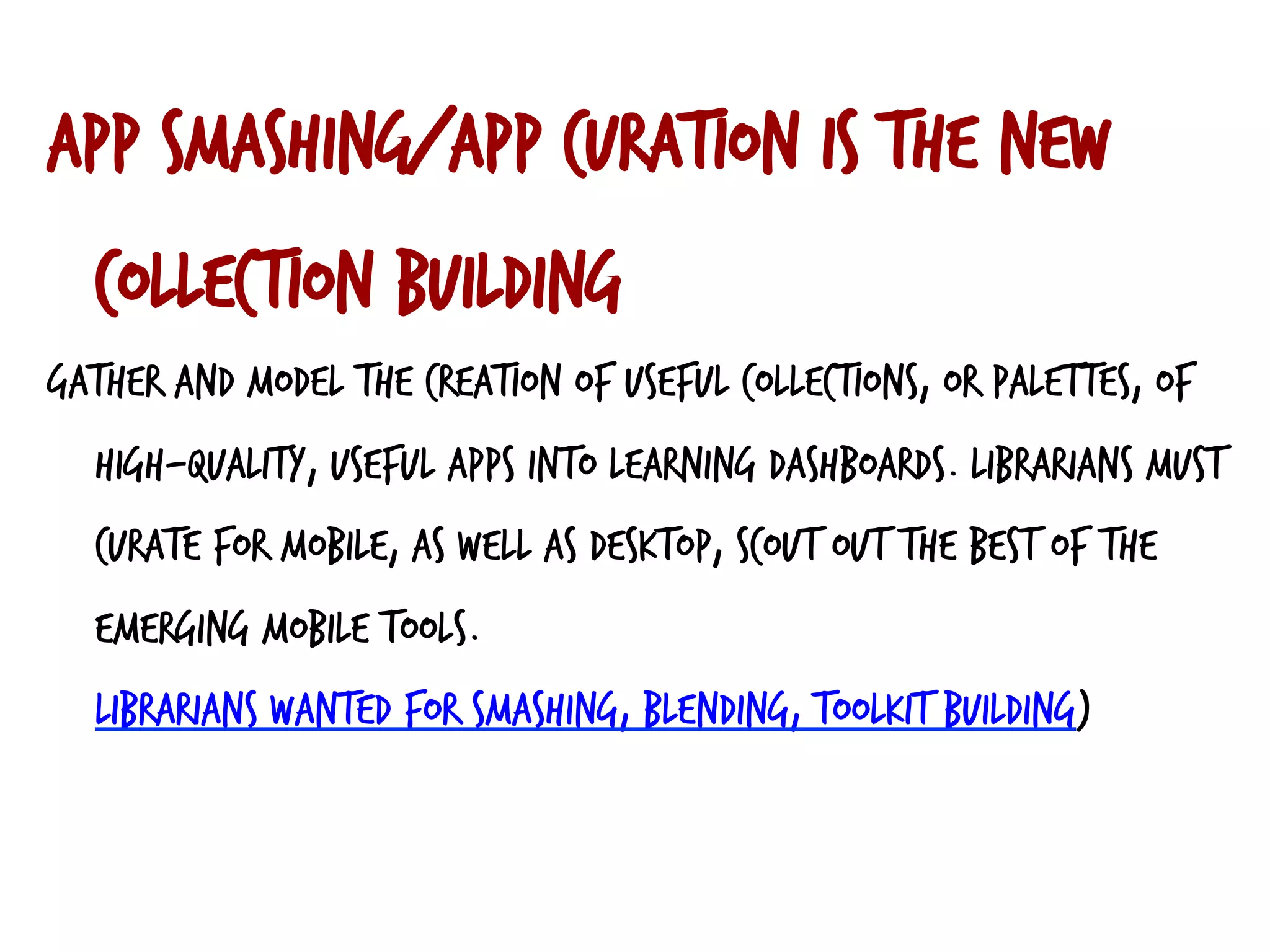 Curation for search
 