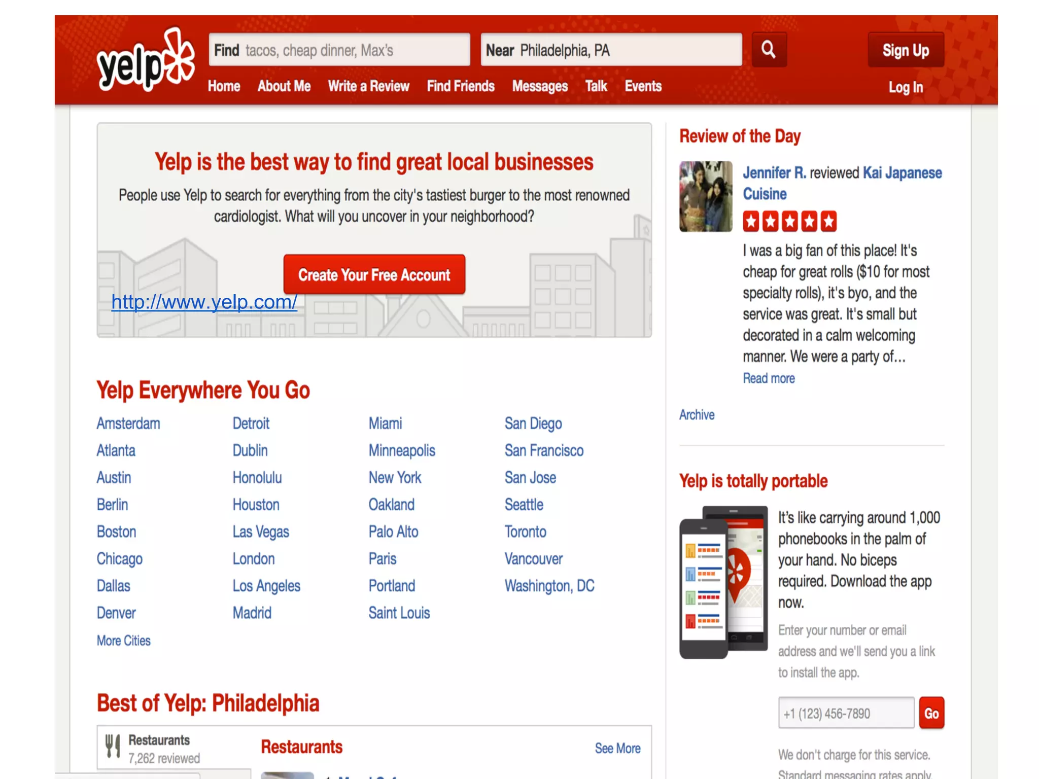 http://www.yelp.com/
 