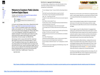 http://ruk.ca/content/welcome-crazytown-public-libraries-confront-digital-objects
http://www.inthelibrarywiththeleadpipe.org/2013/building-a-community-of-readers-social-reading-and-an-aggregated-ebook-reading-app-for-libraries/
 
