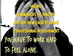 Social
Capital
is
reciprocal
The more you give
. . . the more you get
 
