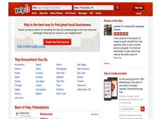 http://www.yelp.com/
 