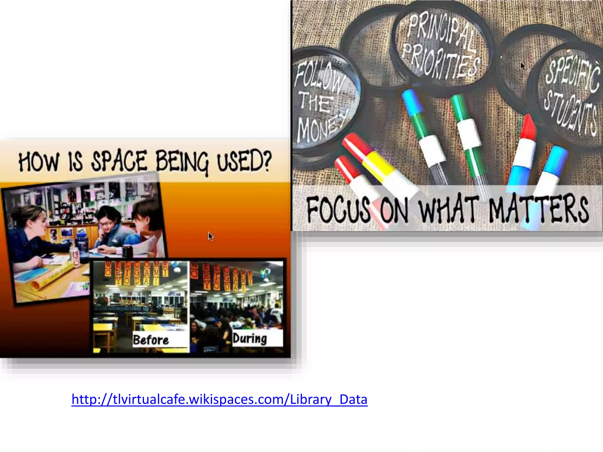 http://tlvirtualcafe.wikispaces.com/Library_Data
 