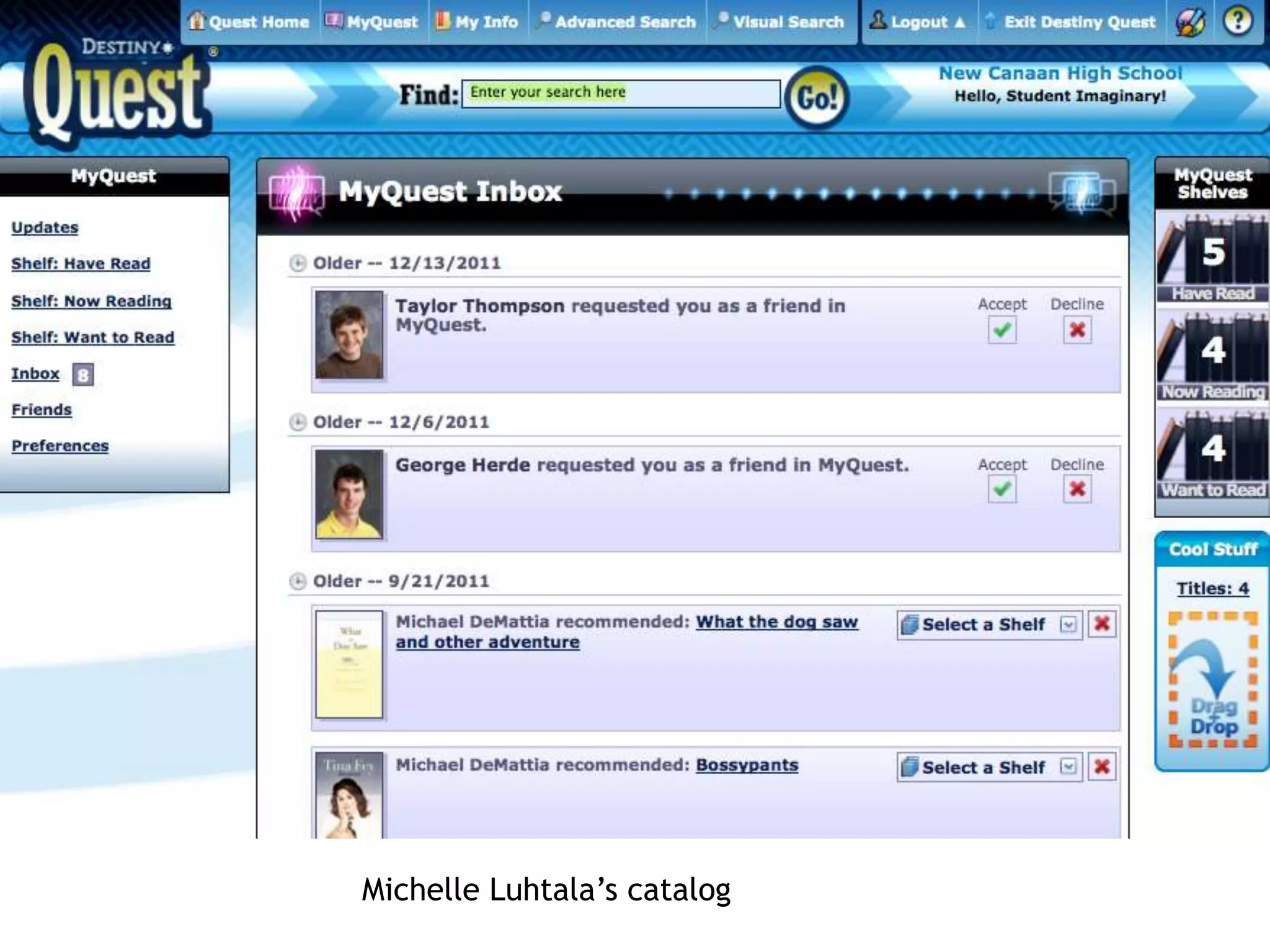 Michelle Luhtala’s catalog
 