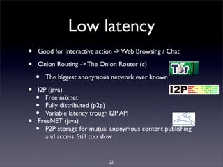 2006: Hack.lu Luxembourg 2006: Anonymous Communication