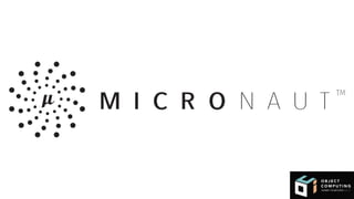 Micronaut
Cloud Native development in the JVM
 