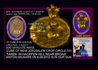 Hackpen  wilshire cube of new jerusalem crop circle uncovers sun cube