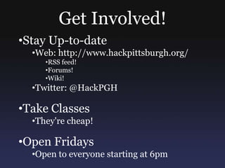 HackPittsburgh Updates For DevHousePgh