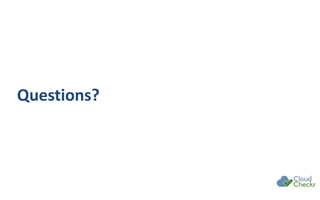 Questions?
 