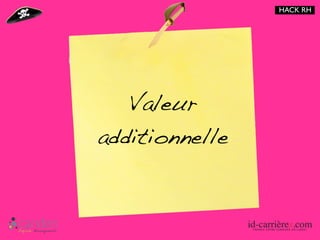 HACK RH




   Valeur
additionnelle
 