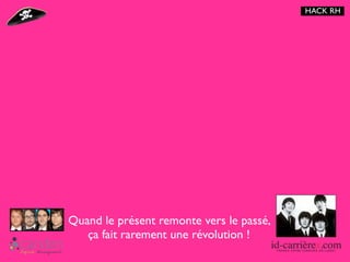 HACK RH




Quand le présent remonte vers le passé,
   ça fait rarement une révolution !
 