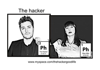 The hacker




   www.myspace.com/thehackergoodlife
 