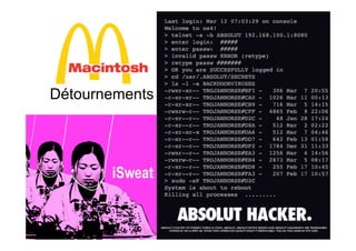 Détournements de marque : hacking
 