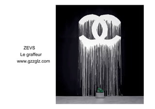 ZEVS
 Le graffeur
www.gzzglz.com
 