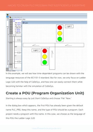 HACKS TO CRUSH PLC PROGRAM FAST & EFFICIENTLY EVERYTIME... : CODING ...