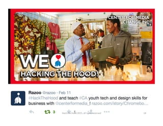 14
Hack
the
Hood
2015;
all
rights
reserved